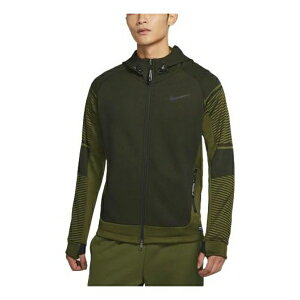 Nike iCL Y Xj[J[ yNike Therma-fit Adv Full-length zipper Cardigan Training Hooded Jacket Green DD2131-326z TCY US_M_XL