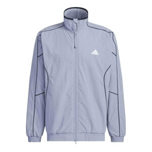 adidas AfB_X Y Xj[J[ yadidas Word Loose Fit Crinkled Nylon Woven Brushed Tricot Lined Jacket 'Purple Black' JH1024z TCY US_M_L