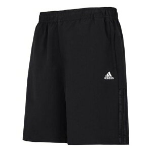 adidas AfB_X Y Xj[J[ yadidas Fi Lib Wvsh Solid Color Micro Mark Logo Athleisure Casual Sports Woven Shorts Black HE7405z TCY US_M_S