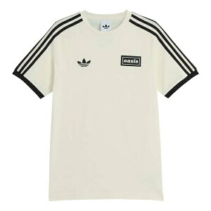 adidas �A�f�B�_�X �����Y �X�j�[�J�[ �yadidas x Oasis Tour 3-Stripes T-Shirt 'Cream White' KT3446�z �T�C�Y US_M_XXL