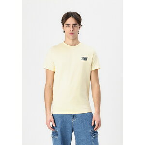g~[qtBK[ Y T_ V[Y SLIM BUBBLE PRINT TEE - Print T-shirt - custard cream