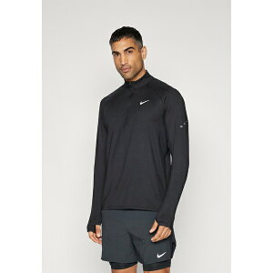 iCL Y oXPbg{[ X|[c STRIDE MIDLAYER - Long sleeved top - black/reflective silver