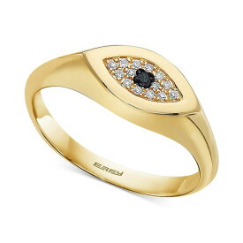 エフィー コレクション レディース リング アクセサリー EFFY&reg; Diamond Accent Evil Eye Ring in 14k Gold Yellow Gold