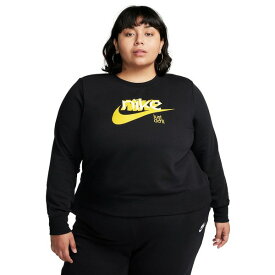 ナイキ レディース パーカー・スウェットシャツ アウター Plus Size Logo Graphic Fleece Sweatshirt Black