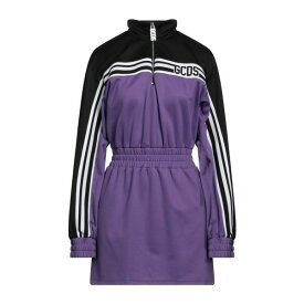 【送料無料】 ジーシーディーエス レディース ワンピース トップス Mini dresses Purple