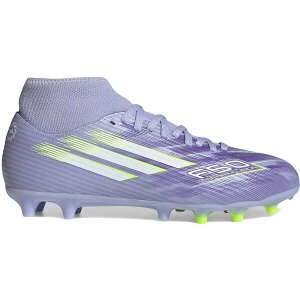 adidas �A�f�B�_�X ���f�B�[�X �X�j�[�J�[ �yadidas F50 Club Mid-Cut FG/AG Sparkfusion Radiant Blaze Pack (Women's)�z �T�C�Y US_W_11 Violet Tone/Lucid Lemon/Purple Rush