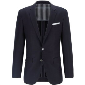 【送料無料】 ボス メンズ ジャケット＆ブルゾン アウター Boss Hartlay Blazer Sn99 Dark Blue