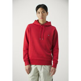 カルバンクライン メンズ パーカー・スウェットシャツ アウター EMBRO BADGE HOODIE - Sweatshirt - garnet