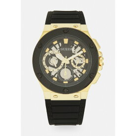 ゲス メンズ 腕時計 アクセサリー CIRCUIT - Watch - black sunray/gold-coloured