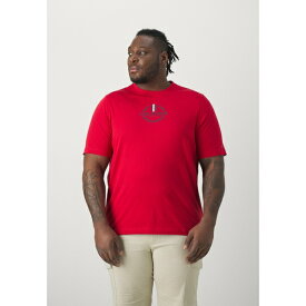 トミー ヒルフィガー メンズ Tシャツ トップス GLOBAL STRIPE WREATH TEE - Print T-shirt - primary red