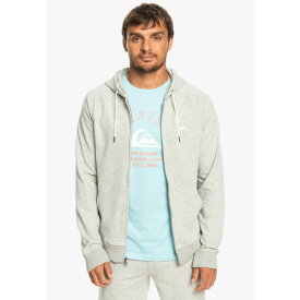 クイックシルバー メンズ パーカー・スウェットシャツ アウター Zip-up sweatshirt - light grey heather