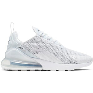 Nike �i�C�L �����Y �X�j�[�J�[ �yNike Air Max 270 White Pure Platinum�z �T�C�Y US_6.5(24.5cm) White/White-Pure Platinum