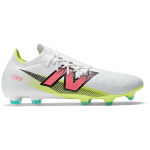 New Balance �j���[�o�����X �����Y �X�j�[�J�[ �yNew Balance Furon Pro FG V7 White Hi-Lite Neon Pink�z �T�C�Y US_9(27.0cm) White/Hi-lite/Neon Pink