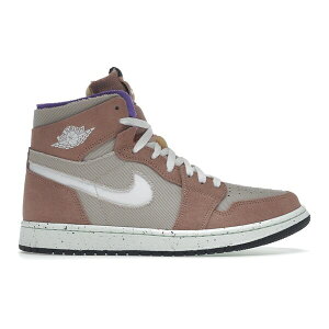 Jordan �W���[�_�� �����Y �X�j�[�J�[ �yJordan 1 High Zoom Air CMFT Fossil Stone�z �T�C�Y US_7.5(25.5cm) Fossil Stone/Fossil Rose/Psychic Purple/White