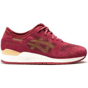 ASICS �A�V�b�N�X �����Y �X�j�[�J�[ �yASICS Gel-Lyte III Laser Cut (Burgundy)�z �T�C�Y US_9(27.0cm) Burgundy/Burgundy