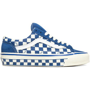Vans �o���Y �����Y �X�j�[�J�[ �yVans Premium Old Skool 36 Checkerboard True Blue�z �T�C�Y US_7(25.0cm) True Blue