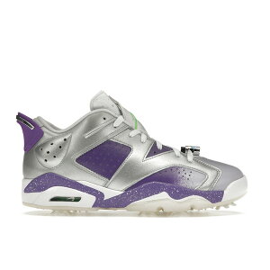 Jordan �W���[�_�� �����Y �X�j�[�J�[ �yJordan 6 Retro Low Golf US Open (2023)�z �T�C�Y US_10(28.0cm) Metallic Sliver/Action Grape-White-Oxygen Purple