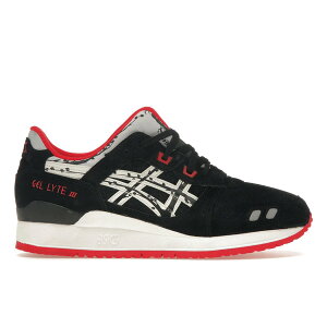 ASICS �A�V�b�N�X �����Y �X�j�[�J�[ �yASICS Gel-Lyte III Titolo Papercut�z �T�C�Y US_9(27.0cm) Black/Red-White