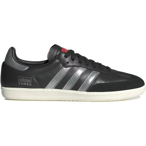 adidas �A�f�B�_�X �����Y �X�j�[�J�[ �yadidas Samba OG Core Black Silver Metallic�z �T�C�Y US_9.5(27.5cm) Core Black/Silver Metallic/Off White