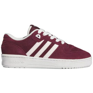 adidas �A�f�B�_�X �����Y �X�j�[�J�[ �yadidas Rivalry Low Maroon�z �T�C�Y US_5.5(23.5cm) Team Maroon/Cloud White/Crystal White