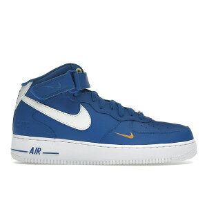 Nike �i�C�L �����Y �X�j�[�J�[ �yNike Air Force 1 Mid '07 LV8 40th Anniversary Blue Jay�z �T�C�Y US_10.5(28.5cm) Blue Jay/Yellow Ocher/White/Sail