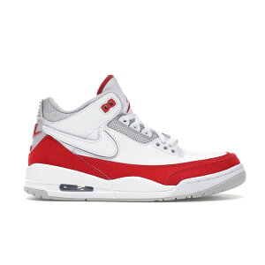 Jordan �W���[�_�� �����Y �X�j�[�J�[ �yJordan 3 Retro Tinker White University Red�z �T�C�Y US_6(24.0cm) White/University Red-Neutral Grey