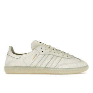 adidas �A�f�B�_�X �����Y �X�j�[�J�[ �yadidas Samba Decon Ivory�z �T�C�Y US_8(26.0cm) Ivory/Ivory/Gold Metallic