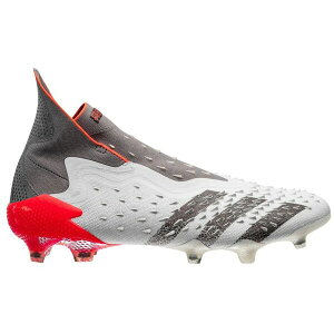 adidas �A�f�B�_�X �����Y �X�j�[�J�[ �yadidas Predator Freak+ FG Demonskin White Solar Red�z �T�C�Y US_11.5(29.5cm) Cloud White/Iron Metallic/Solar Red