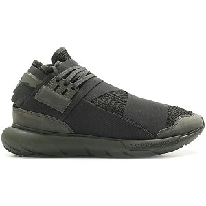 adidas �A�f�B�_�X �����Y �X�j�[�J�[ �yadidas Y-3 Qasa High Black Olive�z �T�C�Y US_11(29.0cm) Core Black/Core Black/Dark Olive