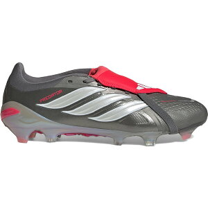 adidas �A�f�B�_�X �����Y �X�j�[�J�[ �yadidas Predator Pro Fold-Over Tongue FG Finishers Steel Pack�z �T�C�Y US_8(26.0cm) Iron Metallic/Zero Metalic/Lucid Red