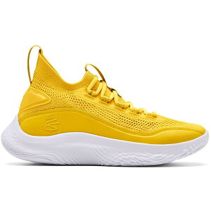 Under Armour �A���_�[�A�[�}�[ �����Y �X�j�[�J�[ �yUnder Armour Curry Flow 8 Smooth Butter Flow�z �T�C�Y US_11.5(29.5cm) Taxi/White