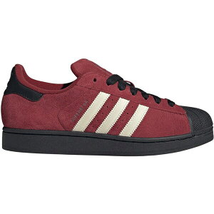 adidas �A�f�B�_�X �����Y �X�j�[�J�[ �yadidas Superstar II Noble Maroon Cream White�z �T�C�Y US_5(23.0cm) Noble Maroon/Cream White/Core Black
