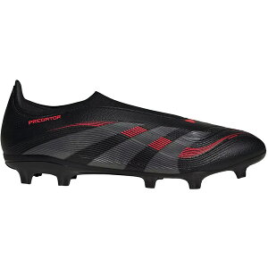 adidas �A�f�B�_�X �����Y �X�j�[�J�[ �yadidas Predator League Laceless FG/MG Stealth Victory Pack�z �T�C�Y US_6.5(24.5cm) Core Black/Grey Four/Lucid Red