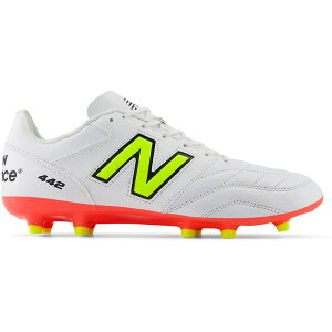 New Balance �j���[�o�����X �����Y �X�j�[�J�[ �yNew Balance 442v2 Team FG White Energy Red Hi-lite�z �T�C�Y US_9.5(27.5cm) White/Energy Red/Hi-lite