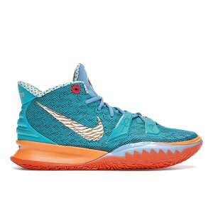 Nike �i�C�L �����Y �X�j�[�J�[ �yNike Kyrie 7 Concepts Horus (Special Box)�z �T�C�Y US_M_13 Teal/Orange-Ice