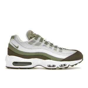 Nike �i�C�L �����Y �X�j�[�J�[ �yNike Air Max 95 White Medium Olive Oil Green�z �T�C�Y US_9.5(27.5cm) White/Medium Olive/Oil Green