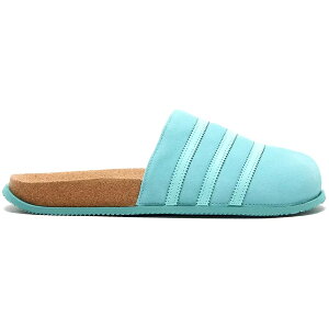 adidas �A�f�B�_�X �����Y �X�j�[�J�[ �yadidas Adimule Lea Slides Aqua�z �T�C�Y US_M_4 Easmin/Eneaqu/Ma Gold