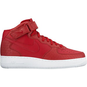 Nike �i�C�L �����Y �X�j�[�J�[ �yNike Air Force 1 Mid Red Python�z �T�C�Y US_10(28.0cm) Gym Red/White