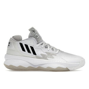 adidas �A�f�B�_�X �����Y �X�j�[�J�[ �yadidas Dame 8 Admit One Cloud White�z �T�C�Y US_9.5(27.5cm) Cloud White/Core Black/Grey One