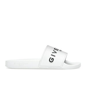 Givenchy �W�o���V�[ �����Y �X�j�[�J�[ �yGivenchy Paris Flat Sandals White Black�z �T�C�Y US_M_14 White/Black