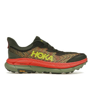 Hoka One One �z�J�I�l�I�l �����Y �X�j�[�J�[ �yHoka One One Mafate Speed 4 Thyme Green Fiesta�z �T�C�Y US_8(26.0cm) Thyme/Fiesta