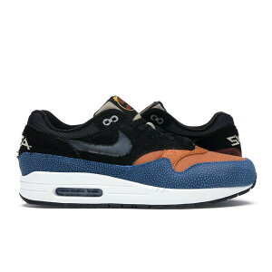 Nike �i�C�L �����Y �X�j�[�J�[ �yNike Air Max 1 Swipa�z �T�C�Y US_10.5(28.5cm) Black/Black-Cinder Orange-Photo Blue-Moon Particle-Desert Ore