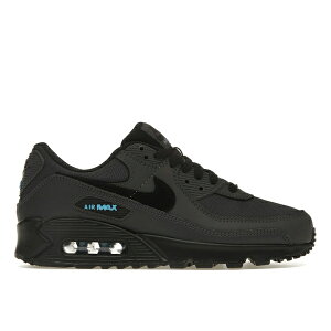 Nike �i�C�L �����Y �X�j�[�J�[ �yNike Air Max 90 Dark Smoke Grey Laser Blue�z �T�C�Y US_9.5(27.5cm) Dark Smoke Grey/Black/Laser Blue