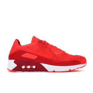 Nike �i�C�L �����Y �X�j�[�J�[ �yNike Air Max 90 Ultra 2.0 Flyknit Bright Crimson�z �T�C�Y US_9(27.0cm) Bright Crimson/Bright Crimson