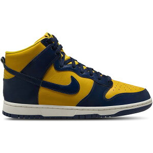 Nike �i�C�L �����Y �X�j�[�J�[ �yNike Dunk High Michigan (2025)�z �T�C�Y US_7.5(25.5cm) Varsity Maize/Midnight Navy/Coconut Milk/Sanded Purple