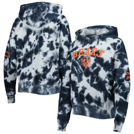 ニューエラ レディース パーカー・スウェットシャツ アウター Chicago Bears New Era Women's Cloud Dye Fleece Pullover Hoodie Navy