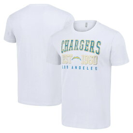 スターター メンズ Tシャツ トップス Los Angeles Chargers Starter Throwback Logo TShirt White