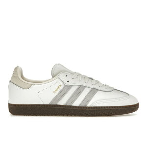 adidas �A�f�B�_�X �����Y �X�j�[�J�[ �yadidas Samba OG Core White Grey�z �T�C�Y US_10.5(28.5cm) Core White/Grey Two/Cream White