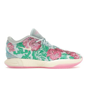 Nike �i�C�L �����Y �X�j�[�J�[ �yNike LeBron 21 PRM Pearl of Z (Translucent Outsole)�z �T�C�Y US_12(30.0cm) Baltic Blue/Coconut Milk-Stadium Green-Beyond Pink-Green Frost-Playful Pink