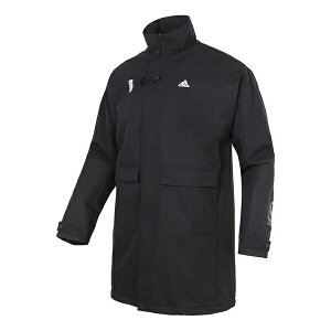 adidas AfB_X Y Xj[J[ yadidas Wj Jkt Long Woven Training Casual Sports Jacket Black GU1766z TCY US_M_M